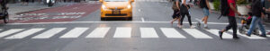 car waiting at crosswalk - Springfield Pedestrian Accident Lawyer Near You [Free Consultation] – Springfield Pedestrian Accident Attorney Near Me – Pedestrian Accident Law Firm in Springfield, Illinois - Noll Law Office