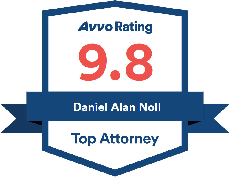   Avvo Rating 9.8 Daniel Alan Noll Top Attorney